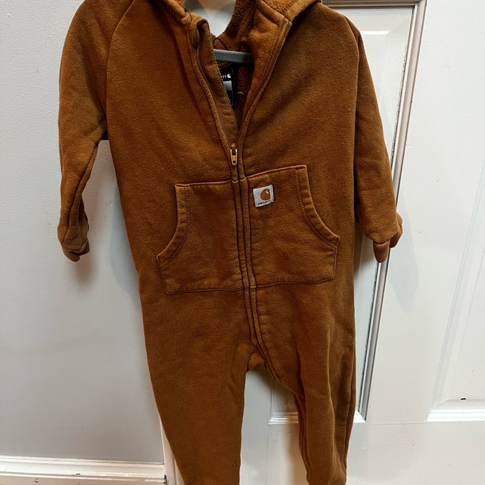 Carhartt Fleece Full-Zip Coveralls with Hood